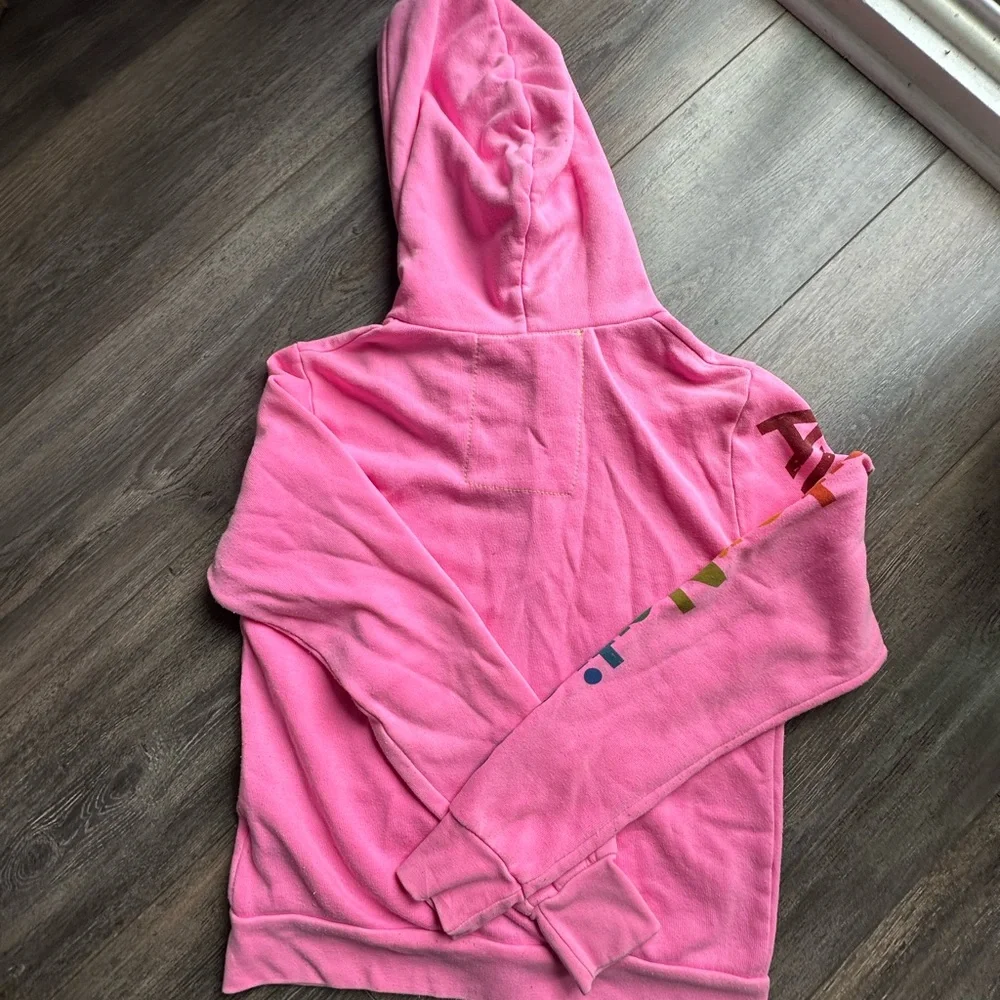 AVIATOR NATION Pink XS Zip-Up Jacket Hoodie - Picture 4 of 4